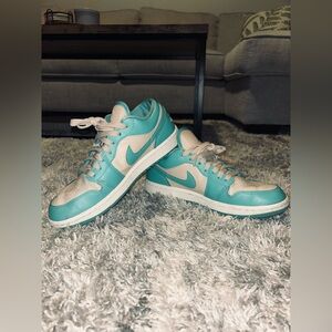 size 9 dunks 
blue and tan 
very clean and taken care of